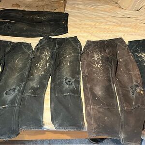 Carhartt double knee pants 30x30 missing button on waistband